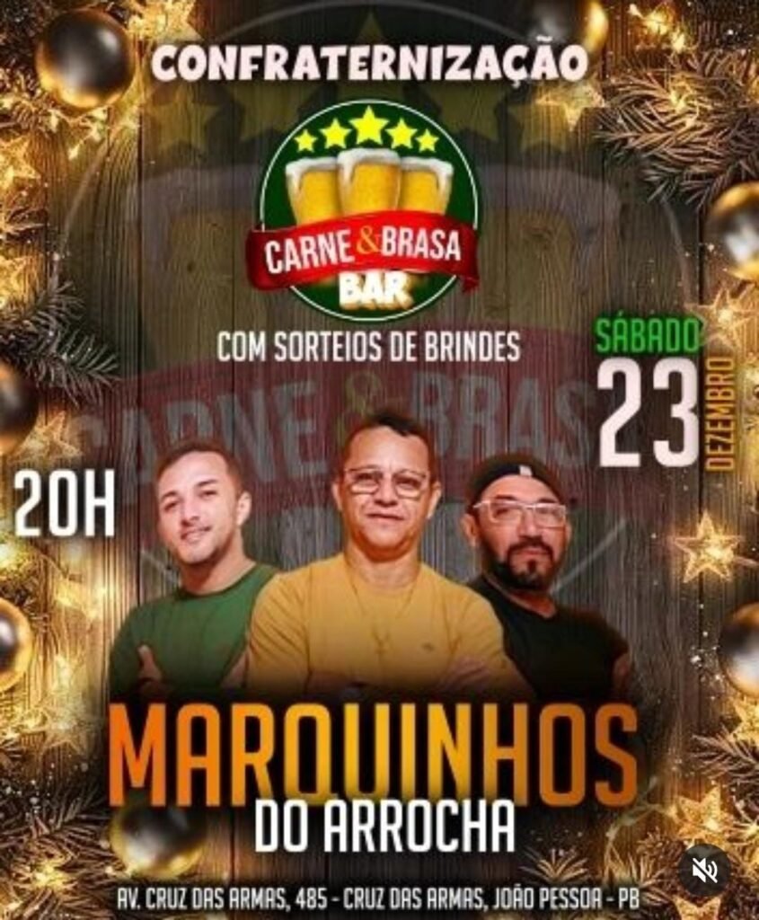 A Agenda Cultural Natalina Cheia De Atrações Musicais. Confira!!
